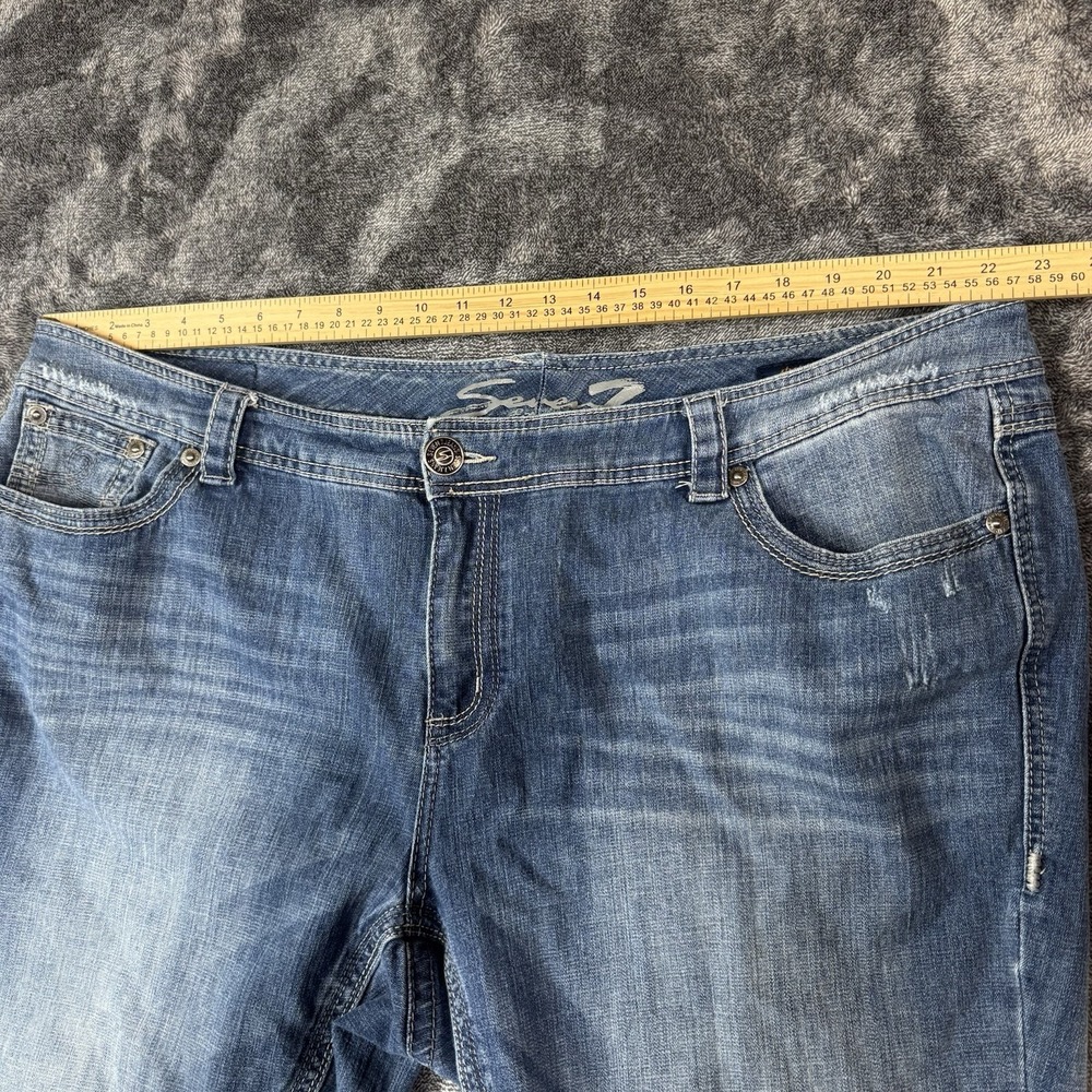 Seven7 Women's Jeans Classic Straight Denim Size 24 Inseam - Picture 2 of 12